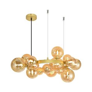 Brilagi Brilagi - LED Lustr na lanku MILLA 15xG9/3W/230V zlatá obraz