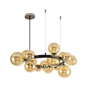 Brilagi Brilagi - LED Lustr na lanku MILLA 15xG9/3W/230V lesklý chrom/zlatá obraz