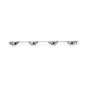 NIMCO NIMCO MAC 2905831C-T-90 - Nástěnný věšák na ručníky BORMO 30 cm lesklý chrom obraz