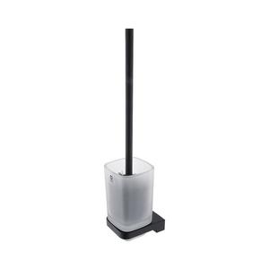 NIMCO NIMCO MAC 29094CN-90 - Nástěnná WC štětka MAYA matné sklo/matná černá obraz