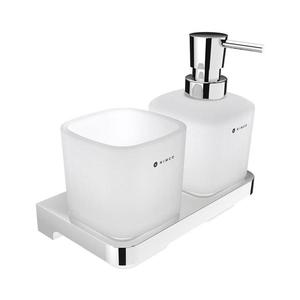 NIMCO NIMCO MA 2905831C-26 - Nástěnný dávkovač mýdla a stojan na kartáčky MAYA 320 ml obraz
