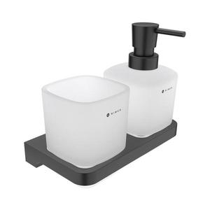 NIMCO NIMCO MAC 2905831C-T-90-Nástěnný dávkovač mýdla a stojan na kartáčky MAYA 320 ml obraz