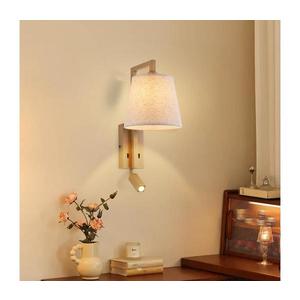 Brilagi Brilagi - LED Nástěnná lampa RAYAS 1xE14/40W/230V + LED/3W len/béžová obraz