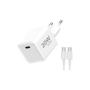 Winner Group Winner Group- Rychlonabíjecí adaptér 1xUSB-C PD 20W + USB kabel USB-C / USB-C 1m obraz