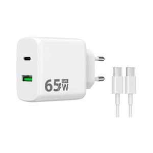 Winner Group Winner Group - Rychlonabíjecí adaptér 2xUSB PD 65W + USB kabel USB-C / USB-C 1m obraz