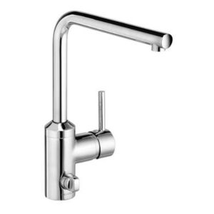 KLUDI L-ine Dřezová baterie s uzavíracím ventilem, chrom 428160577 obraz