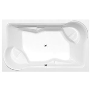 POLYSAN DUO obdélníková vana 200x120x45cm, bílá 16111 obraz