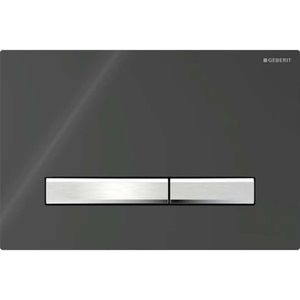 GEBERIT Sigma50 Ovládací tlačítko splachování, chrom/černá 115.788.DW.2 obraz