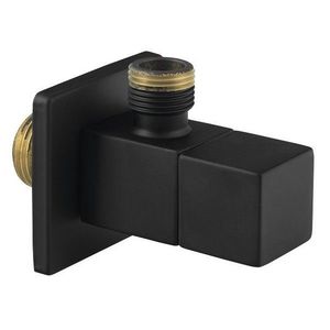 SAPHO Rohový ventil hranatý, 1/2"x3/8", černá mat SL115 obraz
