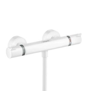 HANSGROHE Ecostat Comfort Termostatická sprchová baterie, matná bílá 13116700 obraz