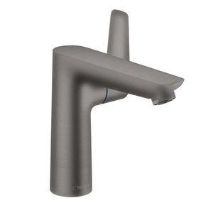 HANSGROHE Talis E Umyvadlová baterie s výpustí, kartáčovaný černý chrom 71754340 obraz