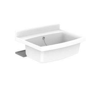 MEREO Maxi umyvadlo 700 x 500 x 244 mm, s příslušenstvím, bílé, plastové, vysoce odolné (PR7182C 60007010099 obraz