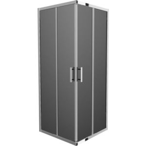 MEXEN Rio sprchový kout čtverec 90x90, grafit, chrom 860-090-090-01-40 obraz