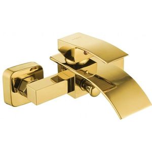 MEXEN Aries vanová baterie, zlatá 744830-50 obraz