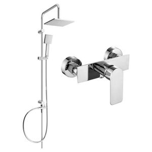 MEXEN/S Tord sprchový sloup včetně sprchové baterie Alexa, chrom 71240200-00 obraz