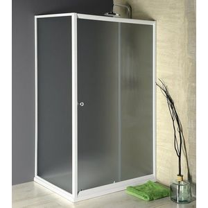 AQUALINE AMADEO obdélníkový sprchový kout 1200x800 L/P varianta, sklo Brick BTS120BTP80 obraz