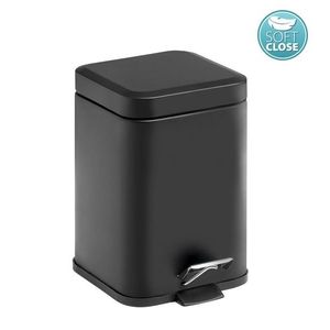 Gedy ARGENTA odpadkový koš 3l, Soft Close, černá mat 220914 obraz