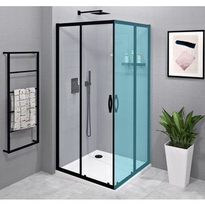 GELCO SIGMA SIMPLY BLACK Sprchové dveře pro rohový vstup 800, čiré sklo, GS2180B GS2180B obraz