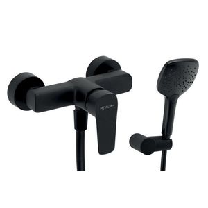 NOVASERVIS Sprchová nástěnná baterie METALIA 58 ECO, 150 mm, černá 58061, 5 obraz
