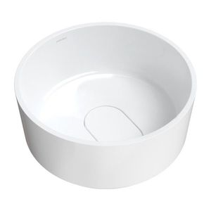 OMNIRES CADENCE M+ umyvadlo na desku, o42 cm bílá lesk /BP/ CADENCER420BP obraz