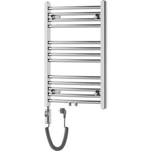 MEXEN/S Ares radiátor + topná tyč 700 x 500 mm, 300 W, chrom W102-0700-500-2300-01 obraz