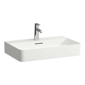 Laufen VAL Umyvadlo, 65x42 cm, s přepadem, otvor pro baterii, bílá H8102840001041 obraz