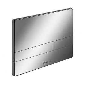 SCHELL Podomítkové splachovací nádrže Ovládací deska k WC, matný chrom 032856499 obraz