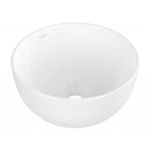 VILLEROY & BOCH Artis Umývátko na desku, průměr 33 cm, bez přepadu, alpská bílá 43893201 obraz