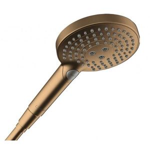 HANSGROHE Raindance Select S Sprchová hlavice, 3 proudy, EcoSmart+, kartáčovaný bronz 26516140 obraz
