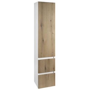 AQUALINE PANEDA STRIP skříňka vysoká 35x165x31cm, levá/pravá, dub emporio PN265 obraz