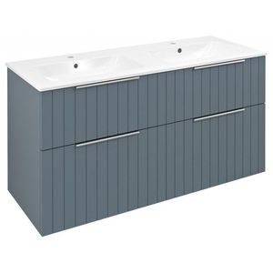 SAPHO CIRASA umyvadlová skříňka s dvojumyvadlem 121x66x46cm, siena strip CR121-4242S-21 obraz