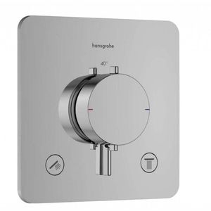 HANSGROHE Ecostat Comfort Q Termostatická baterie pod omítku, pro 2 spotřebiče, chrom 33713000 obraz