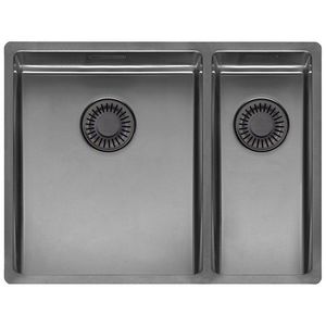 Nerezový dřez Reginox New York 34x40+18x40, R39205, Gun Metal R39205 obraz