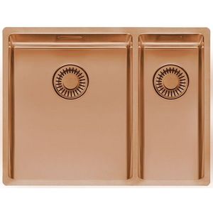 Nerezový dřez Reginox New York 34x40+18x40, R39212, Copper / měď R39212 obraz