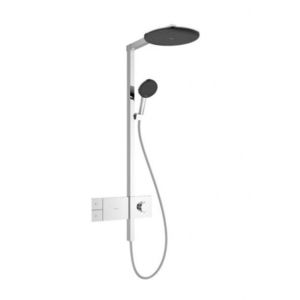 HANSGROHE Raindance Alive S Sprchový set s termostatem, průměr 30 cm, 3 proudy, EcoSmart, chrom 24583000 obraz