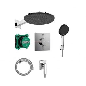 HANSGROHE Raindance Alive S Sprchový set s termostatem pod omítku, průměr 30 cm, 3 proudy, chrom 24630000 obraz