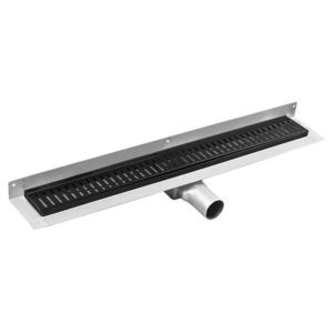 GELCO MANUS ONDA nerezový sprchový kanálek ke stěně 1250x112x55, černý, GMO28B GMO28B obraz
