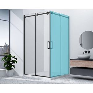 GELCO DRAGON BLACK posuvné dveře pro rohový vstup 800 čiré sklo, GD4280B GD4280B obraz