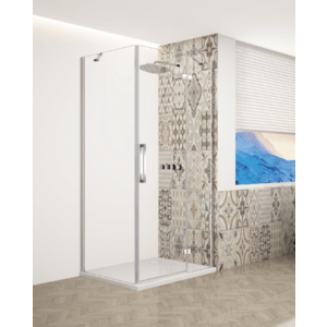 GELCO TRINITY CHROM čtvercový kout 800x800 pravý, čiré sklo, GT5680-80CR-CH GT5680-80CR-CH obraz