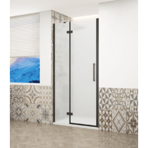 GELCO TRINITY BLACK dveře do niky levé, 900 matné sklo, GT1290ML-B GT1290ML-B obraz