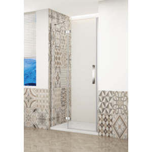 GELCO TRINITY CHROM dveře do niky levé, 800 čiré sklo, GT1280CL-CH GT1280CL-CH obraz