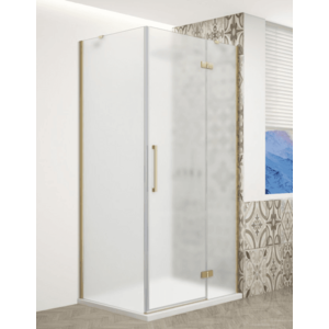 GELCO TRINITY GOLD obdélníkový kout 1200x1000 pravý, matné sklo, GT5612-10MR-G GT5612-10MR-G obraz