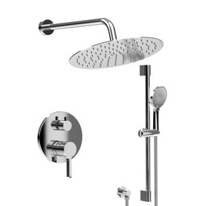 SAPHO ICONIC podomítkový sprchový set s pákovou baterií, 2 výstupy, posuvný držák sprchy, chrom AF042-02 obraz