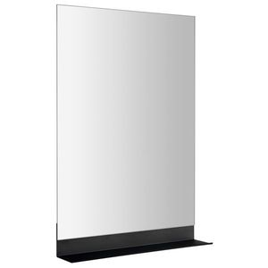 AQUALINE Zrcadlo s policí 60x85cm, CU free, černá mat 22493S obraz