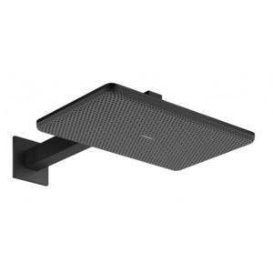 HANSGROHE Raindance Alive Q Hlavová sprcha, 21x34 cm, 2 proudy, EcoSmart, matná černá 24551670 obraz