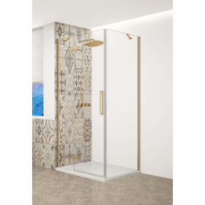 GELCO TRINITY GOLD obdélníkový kout 1200x1000 levý, čiré sklo, GT5612-10CL-G GT5612-10CL-G obraz