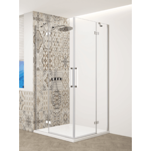 GELCO TRINITY CHROM čtvercový kout 900x900 rohový vstup, čiré sklo, GT2290-90C-CH GT2290-90C-CH obraz