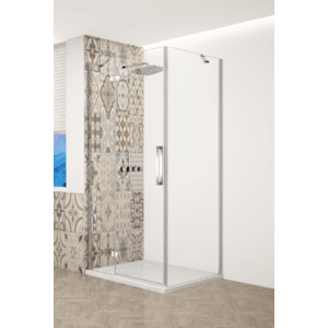 GELCO TRINITY CHROM čtvercový kout 1200x1200 levý, čiré sklo, GT5612-12CL-CH GT5612-12CL-CH obraz
