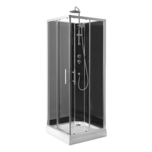AQUALINE GRANVIK čtvercový sprchový box 800x800x2180, čiré sklo GG80X80 obraz