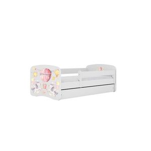 Kocot kids Dětská postel Babydreams balón bílá, varianta 70x140, bez šuplíků, bez matrace obraz